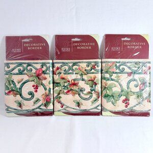 Vintage Home Trends Country Themed Wrought Iron‎ Ivy 3x Wallpaper Border 15 yds